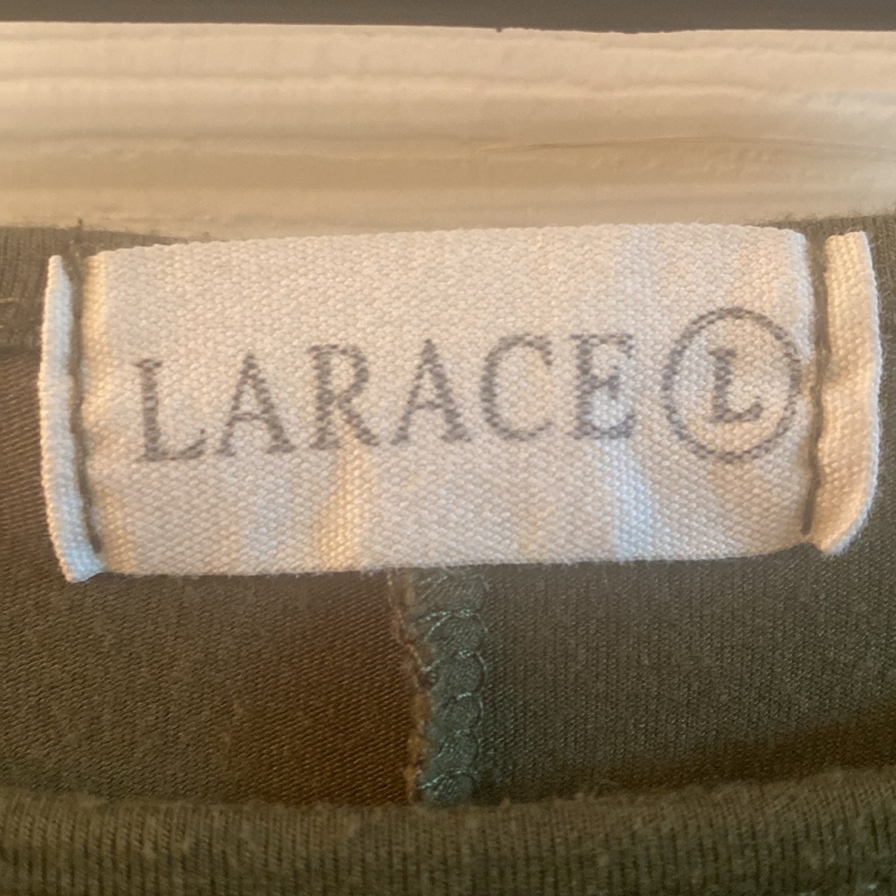 LARACE Olive Green Short Sleeve Dress Tee - Picture 3 of 11